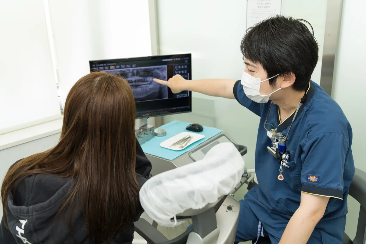 経過確認の様子