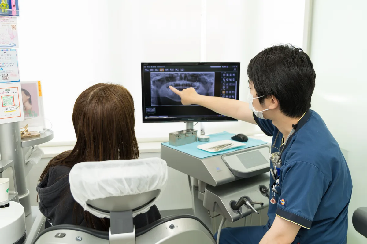 歯科用CT・レントゲン検査の様子